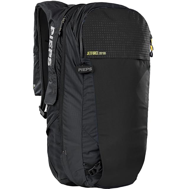 PIEPS Jetforce BT 25 Lawinenairbag-Rucksack in Schwarz