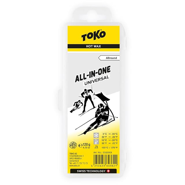 TOKO All-in-One Universal-Heißwachs, 120 g, im Case