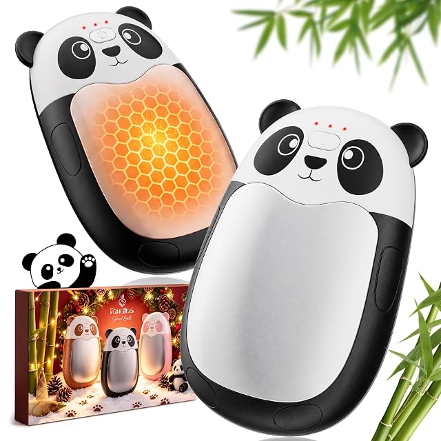 Fandliss Akku-Handwärmer im Panda-Design