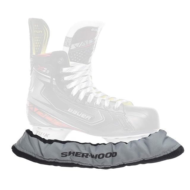 Sherwood Pro silberne Kufenstrümpfe für Eishockeyschlittschuhe