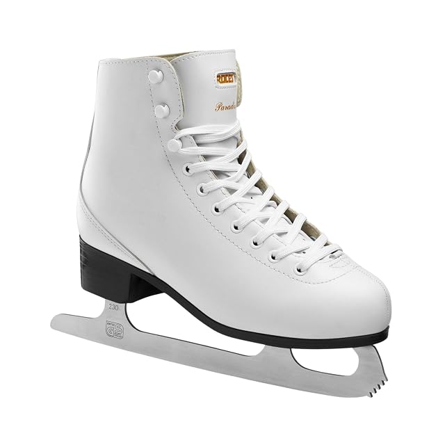 Roces Paradise Lama weißer Damen-Eiskunstlaufschuh mit Zacke
