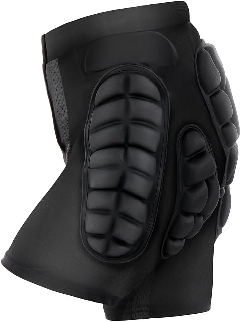 TOMSHOO 3D gepolsterte Protektorenhose in Schwarz
