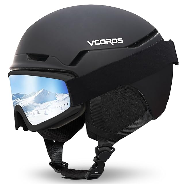 VCOROS DXH-816 Skihelm mit passender Skibrille