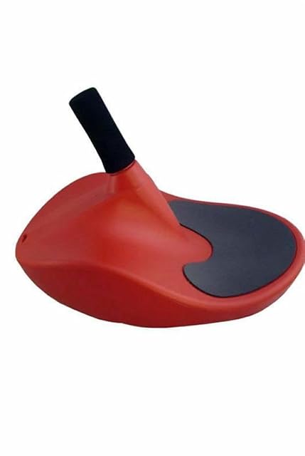 AlpenGaudi Zipfel HDPE-Rutschschlitten in Rot, 57 cm