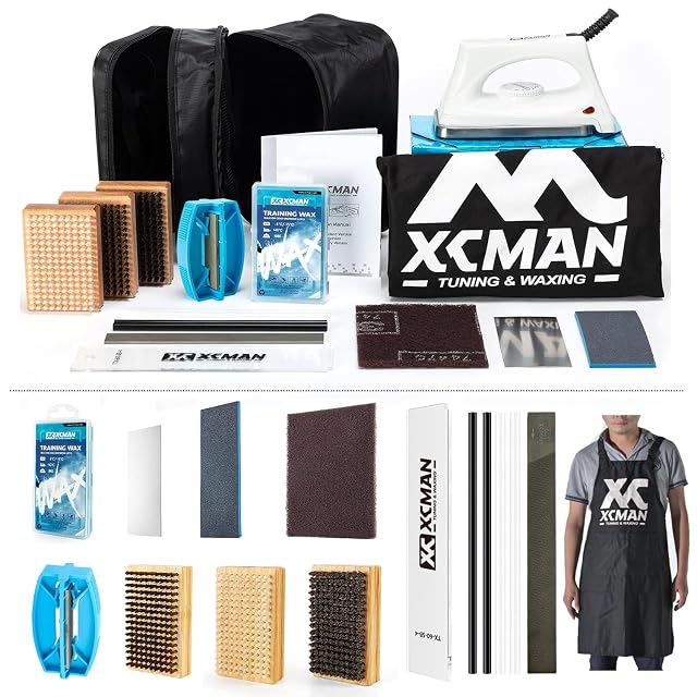 XCMAN vierzehnteiliges Wachs- und Tuning-Set für Ski und Snowboard